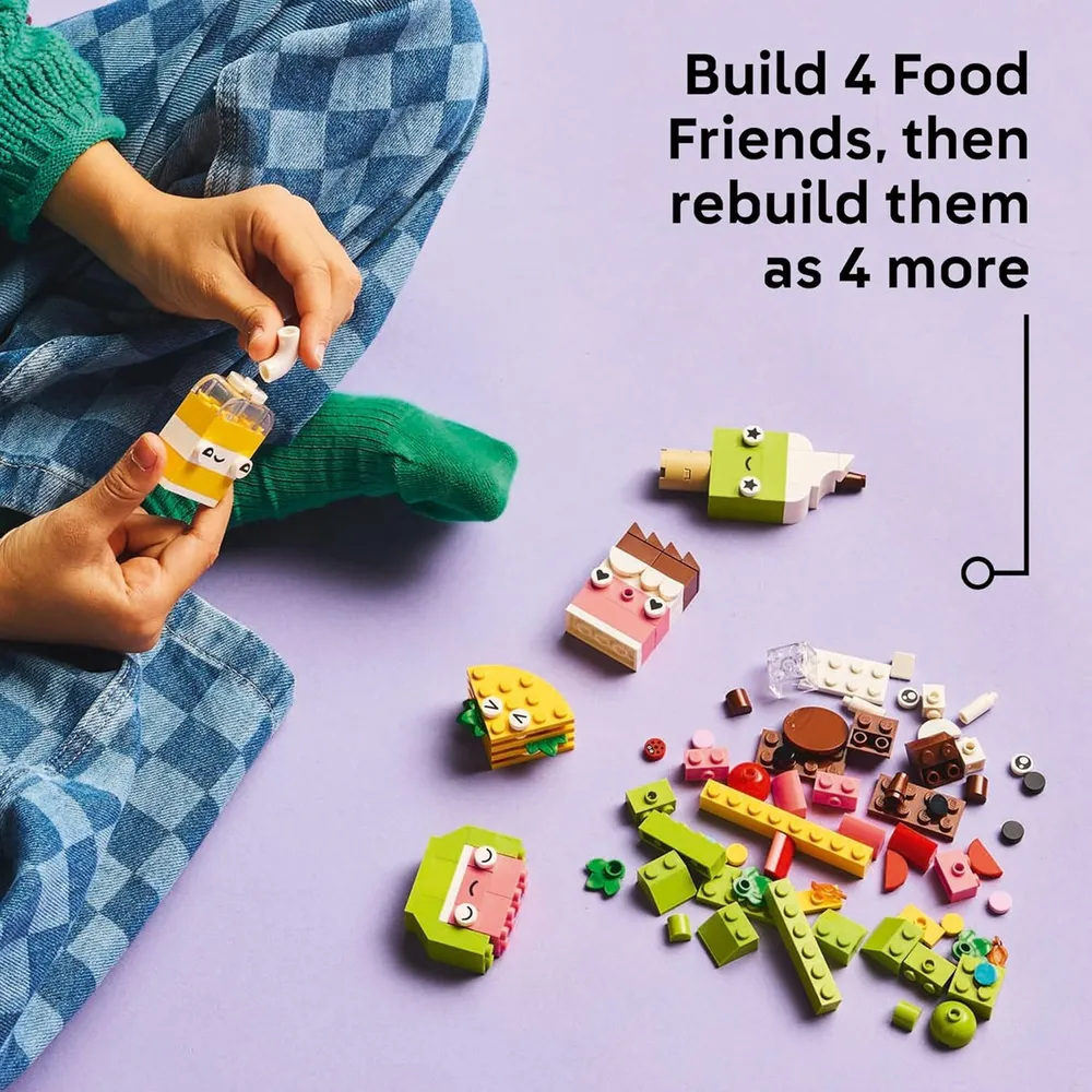 Lego Classic Comida Creativa, juego de comida de imitación y construcción