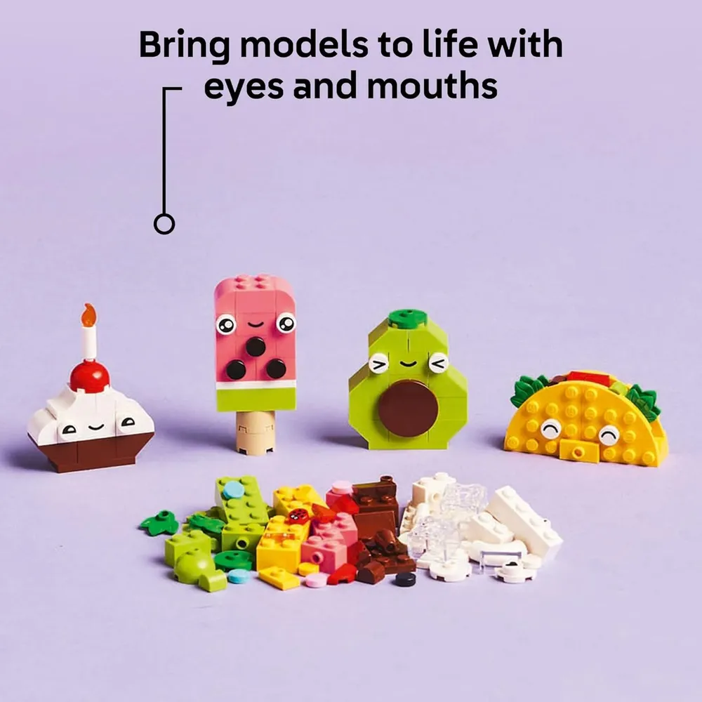Lego Classic Comida Creativa, juego de comida de imitación y construcción