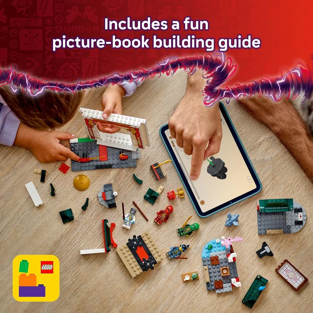 b0dj1b4pyl_3_webp.webp Lego Ninjago Templo ninja Spinjitzu, incluye 4 minifiguras, juego de simulación