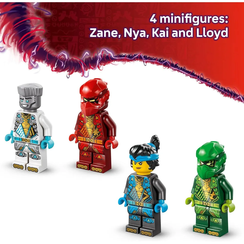 b0dj1b4pyl_5_webp.webp Lego Ninjago Templo ninja Spinjitzu, incluye 4 minifiguras, juego de simulación