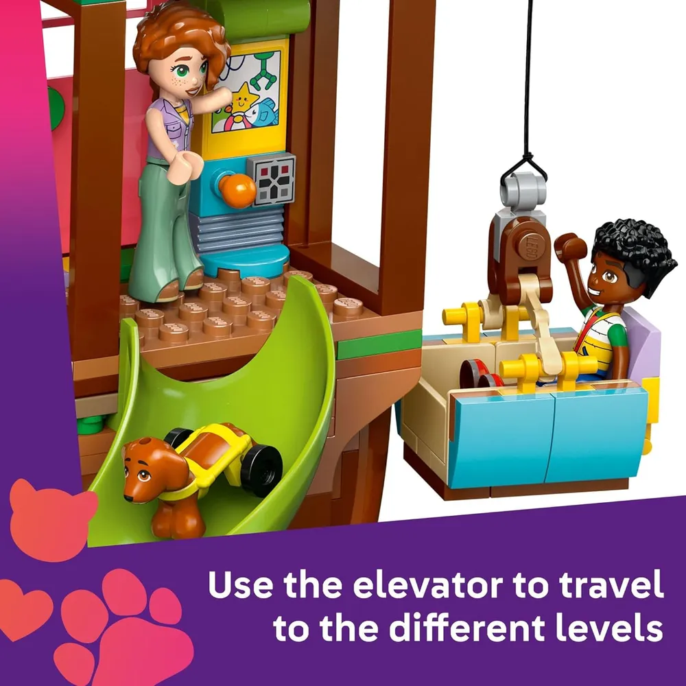 LEGO FRIENDS CASA DEL ÁRBOL DE LA AMISTAD CON 4 MINIMUÑECAS Y 2 ANIMALES