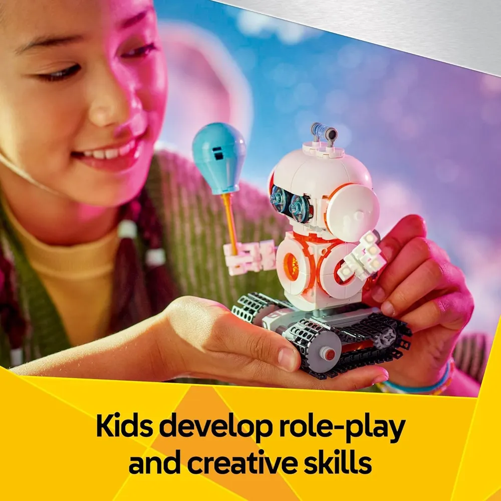 Lego Creator 3 en 1 Robot espacial, opciones robot, nave o perro