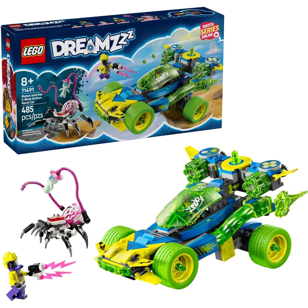 Lego Dreamzzz Mateo y el Z-Blob, coche de carreras fantástico para jugar