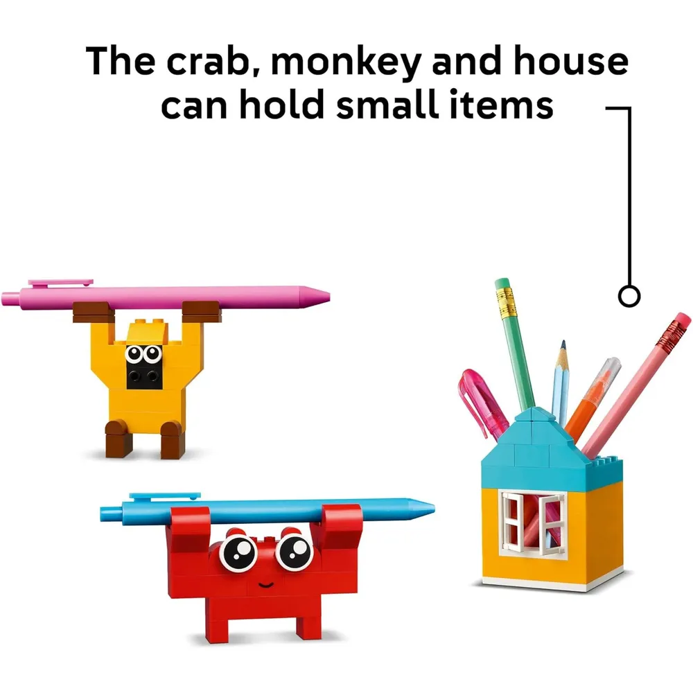 Lego Classic Caja Creativa Feliz, bloques de construcción educativos