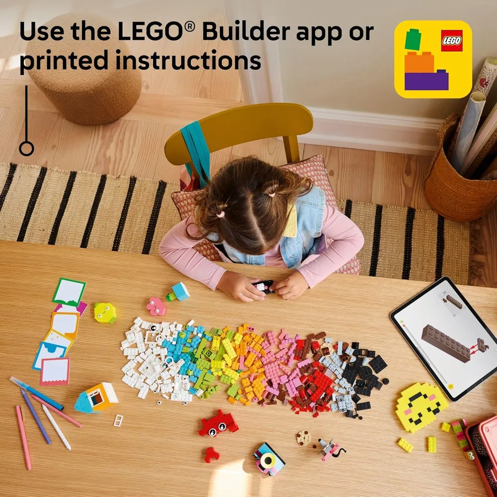 Lego Classic Caja Creativa Feliz, bloques de construcción educativos