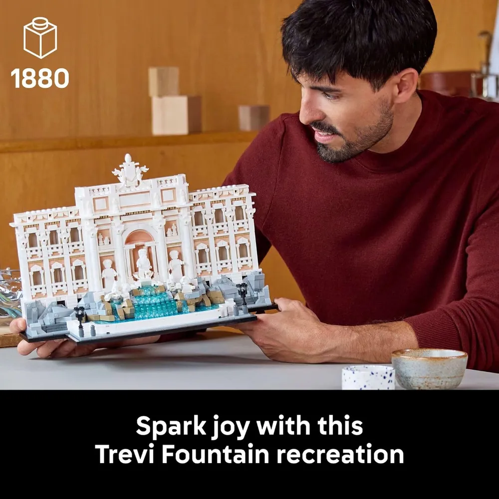 Lego Architecture Fontana di Trevi, modelo coleccionable para exhibir