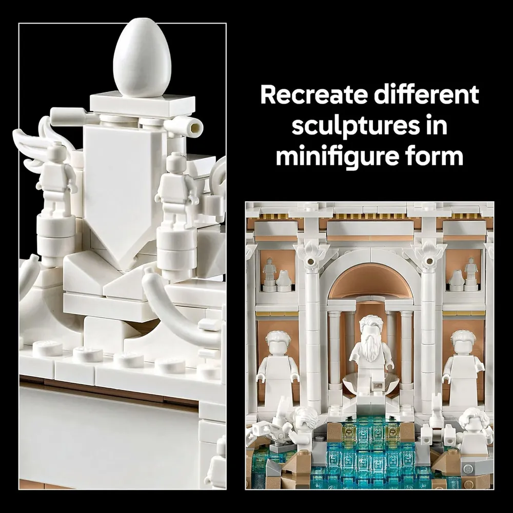 Lego Architecture Fontana di Trevi, modelo coleccionable para exhibir