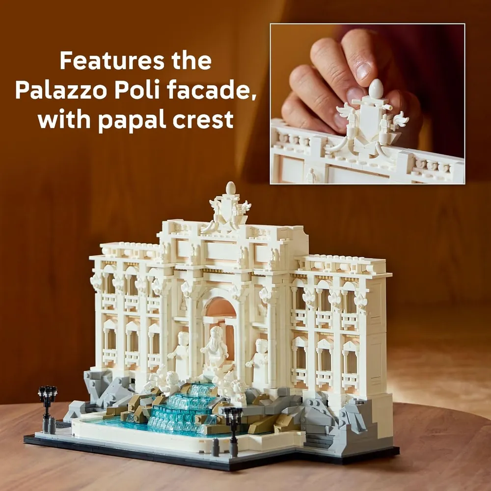 Lego Architecture Fontana di Trevi, modelo coleccionable para exhibir