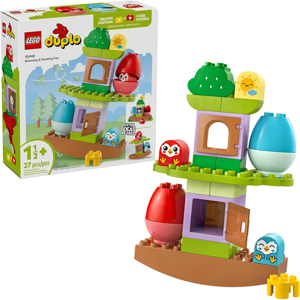 Lego Duplo Mi Primer Árbol de Equilibrio y Apilamiento, juguete educativo
