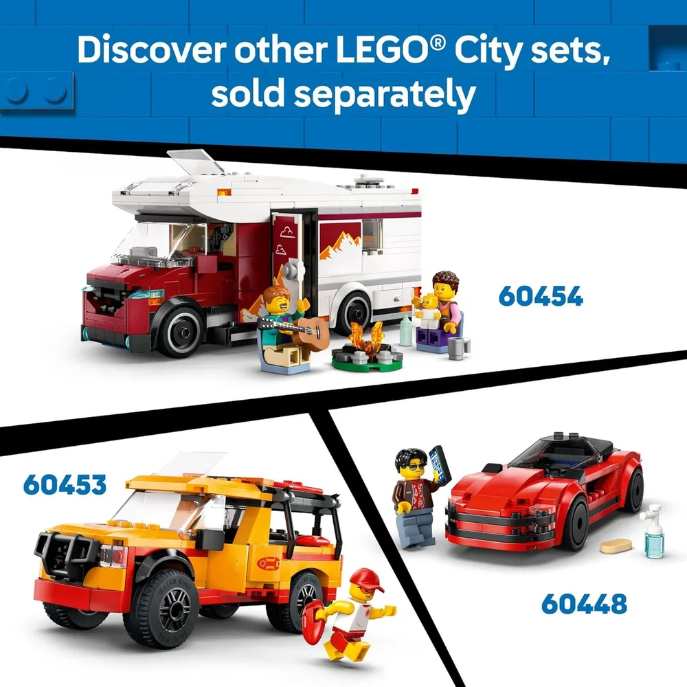 Lego City Camión todoterreno 4x4 con minifigura de aventurero