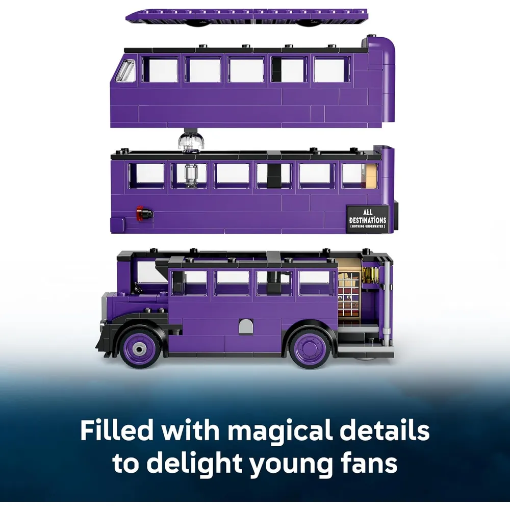 LEGO HARRY POTTER AUTOBÚS NOCTÁMBULO CON 5 MINIFIGURAS