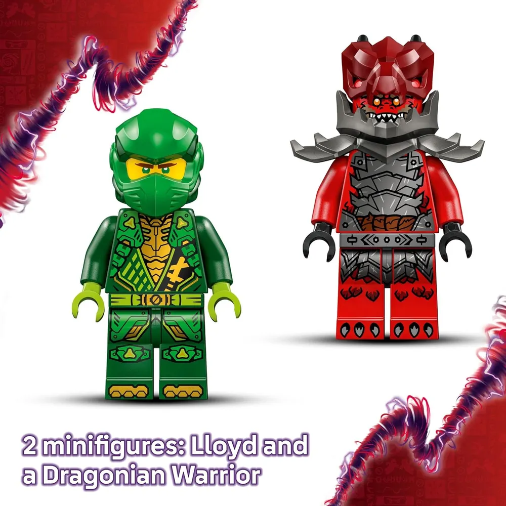 Lego Ninjago Coche de carreras de Lloyd con 2 minifiguras