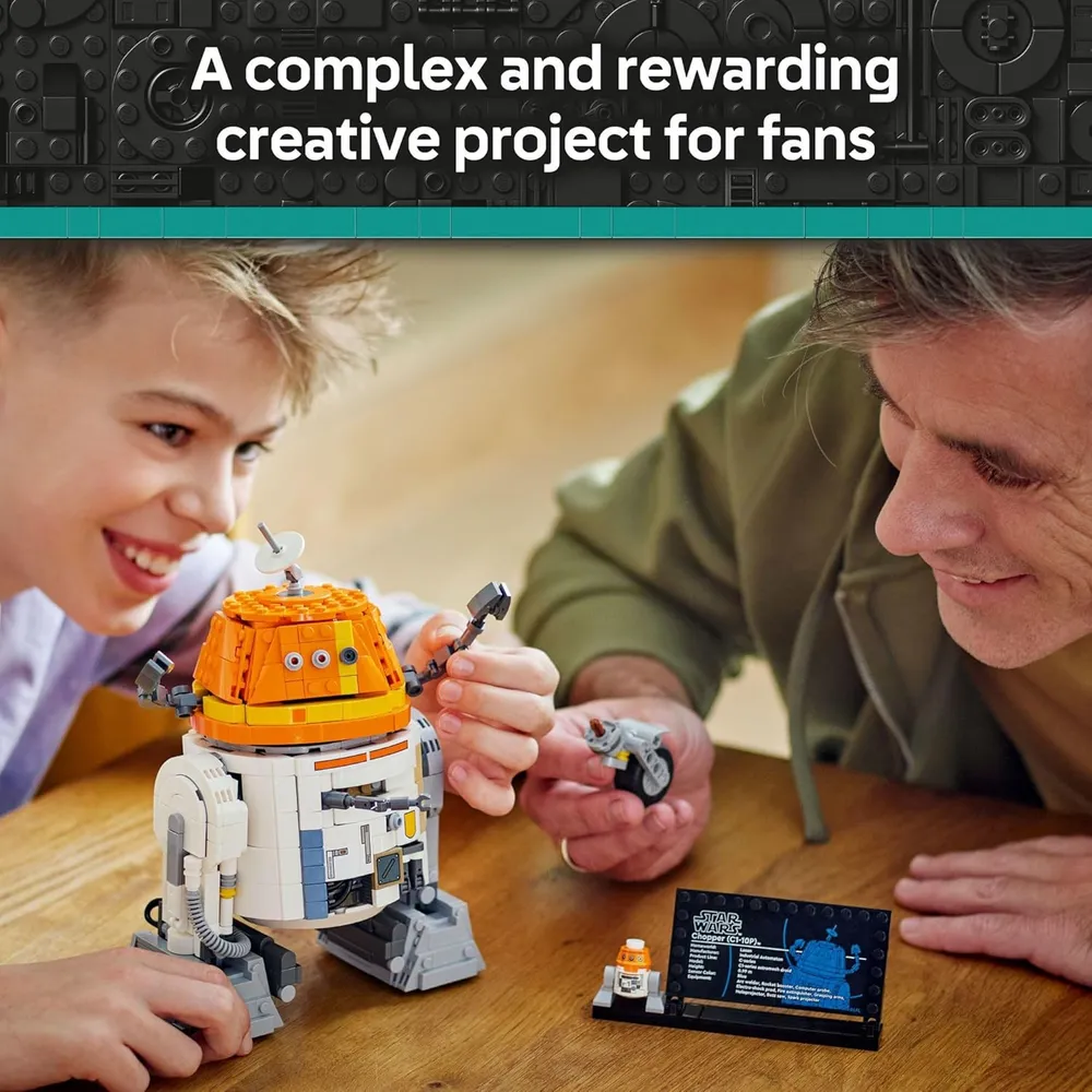 Lego Star Wars Chopper de Ahsoka (C1-10P), droide astromecánico