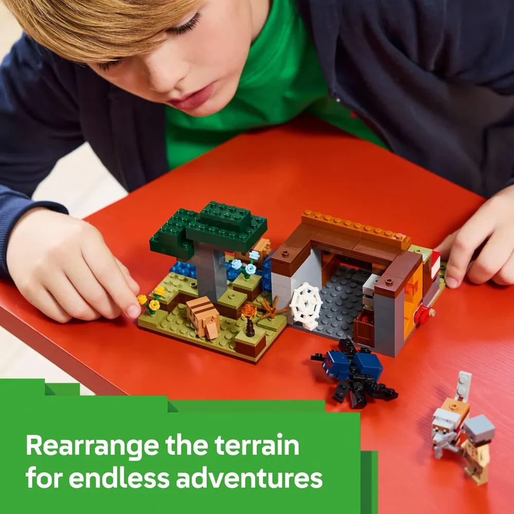LEGO MINECRAFT EXPEDICIÓN A LA MINA DEL ARMADILLO CON FIGURAS