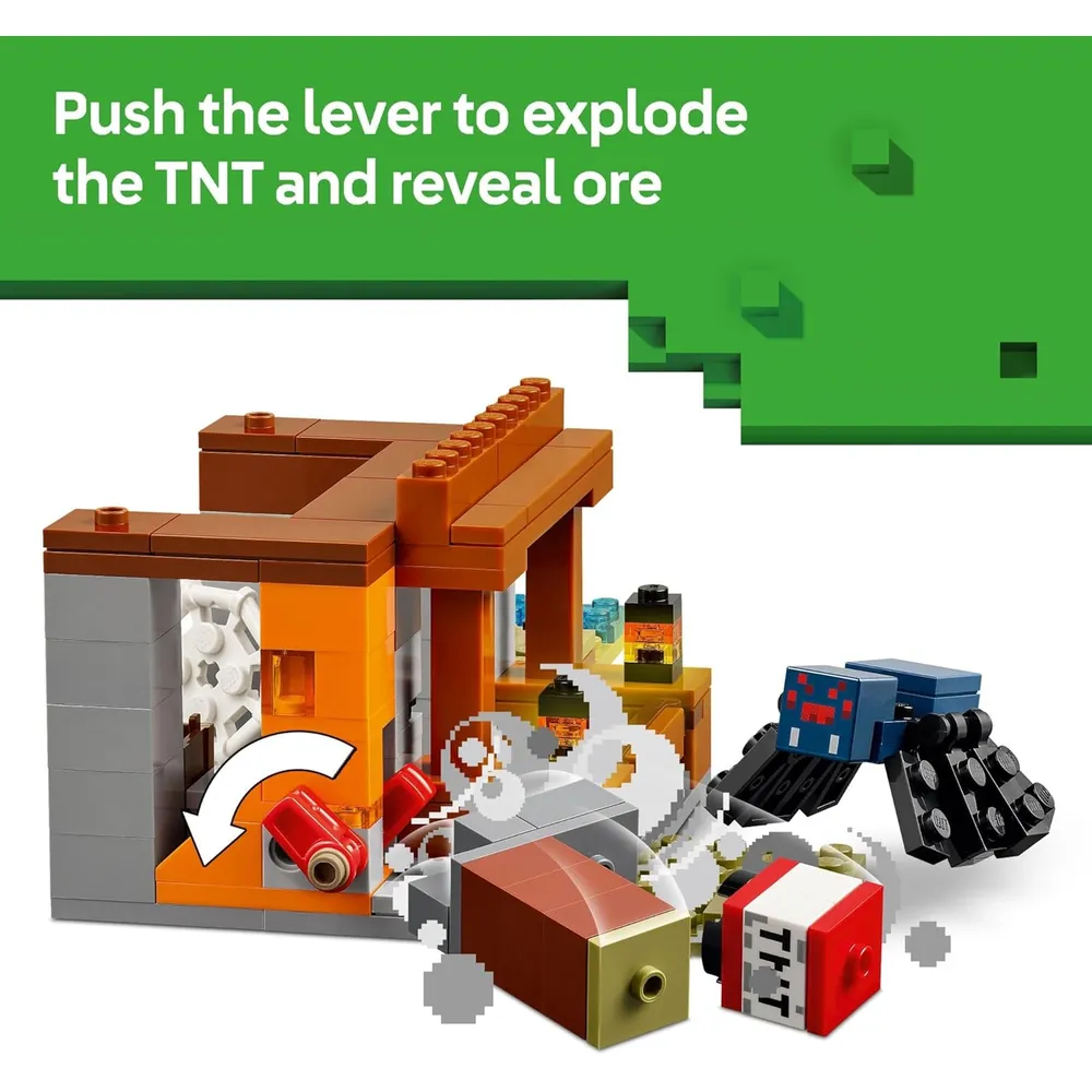 LEGO MINECRAFT EXPEDICIÓN A LA MINA DEL ARMADILLO CON FIGURAS