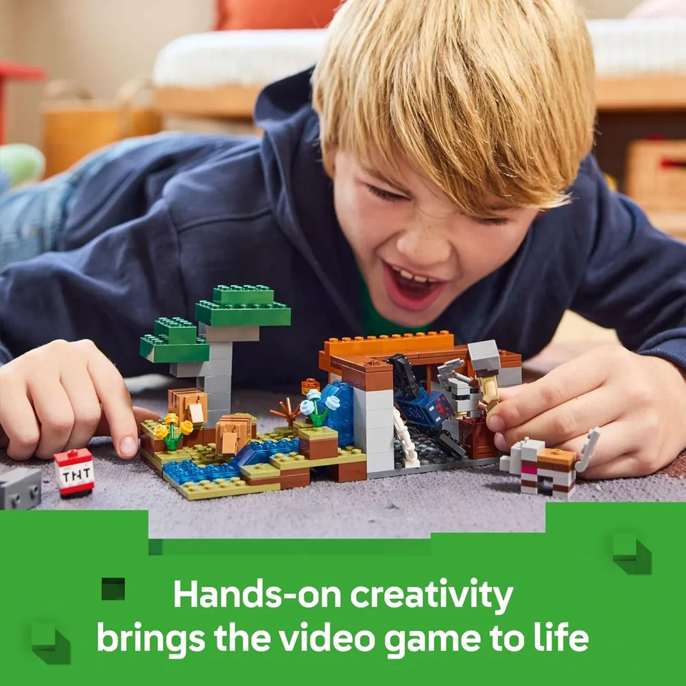 LEGO MINECRAFT EXPEDICIÓN A LA MINA DEL ARMADILLO CON FIGURAS