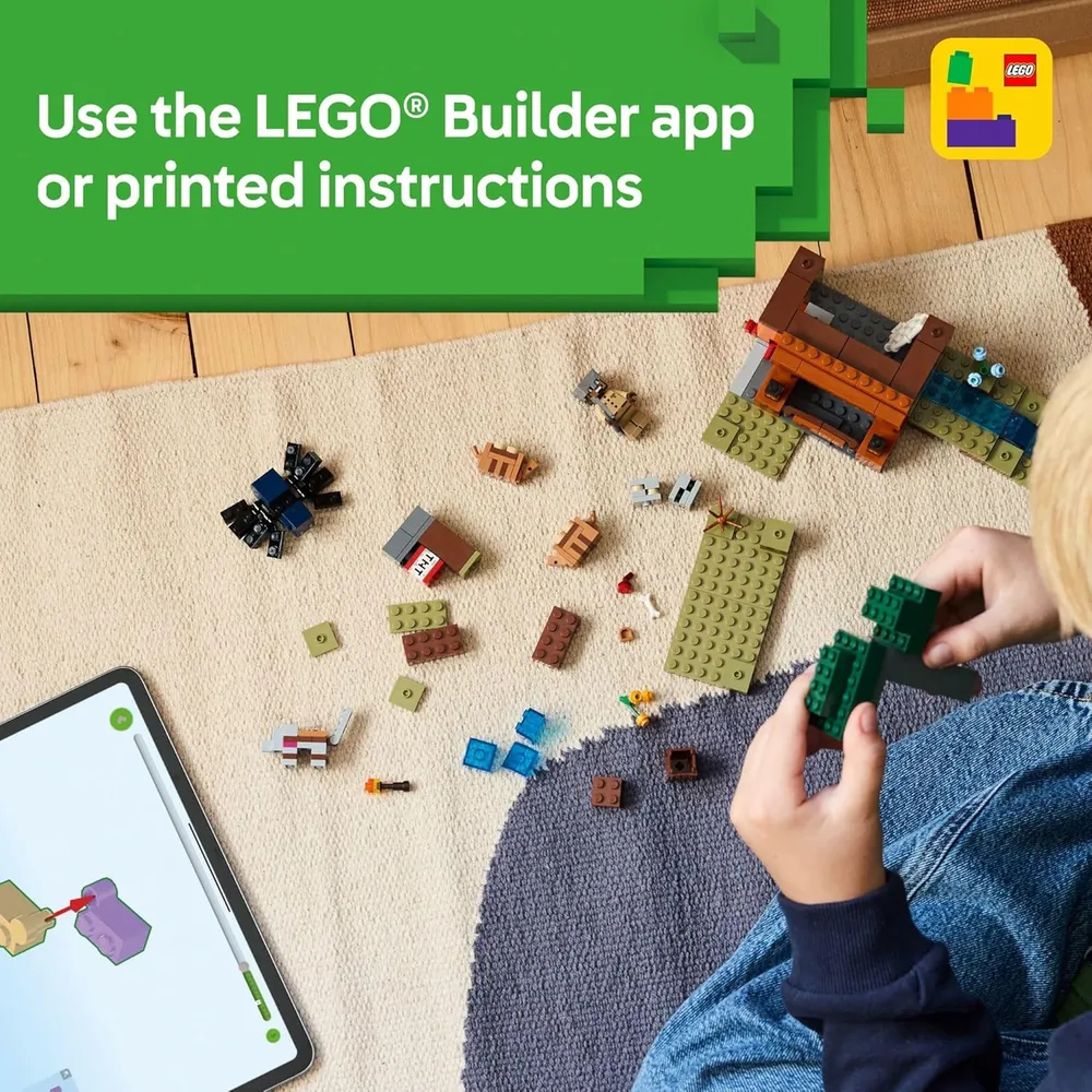 LEGO MINECRAFT EXPEDICIÓN A LA MINA DEL ARMADILLO CON FIGURAS