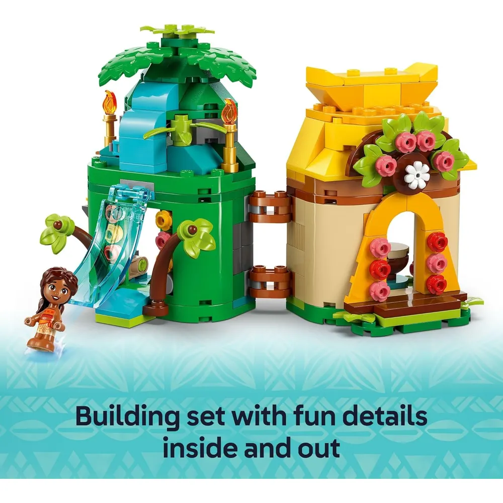 LEGO DISNEY ISLA DE MOANA CON 2 MICROMUÑECAS Y FIGURA DE PUA