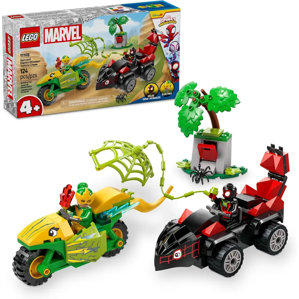 Lego Marvel Spidey y sus amigos: Persecución con Spin y Electro Dinosaur
