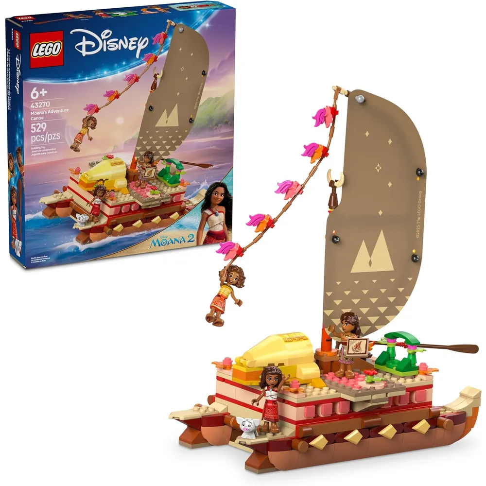 LEGO DISNEY CANOA DE MOANA