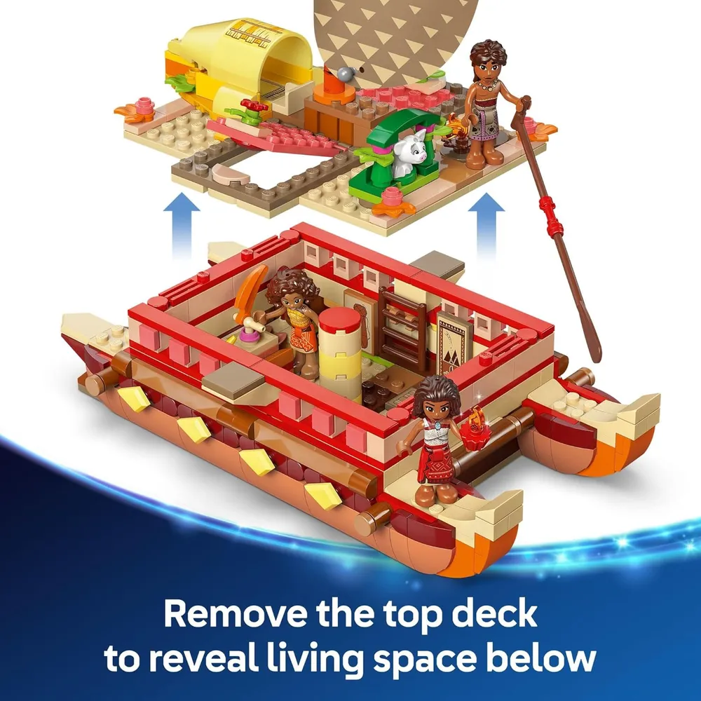 LEGO DISNEY CANOA DE MOANA