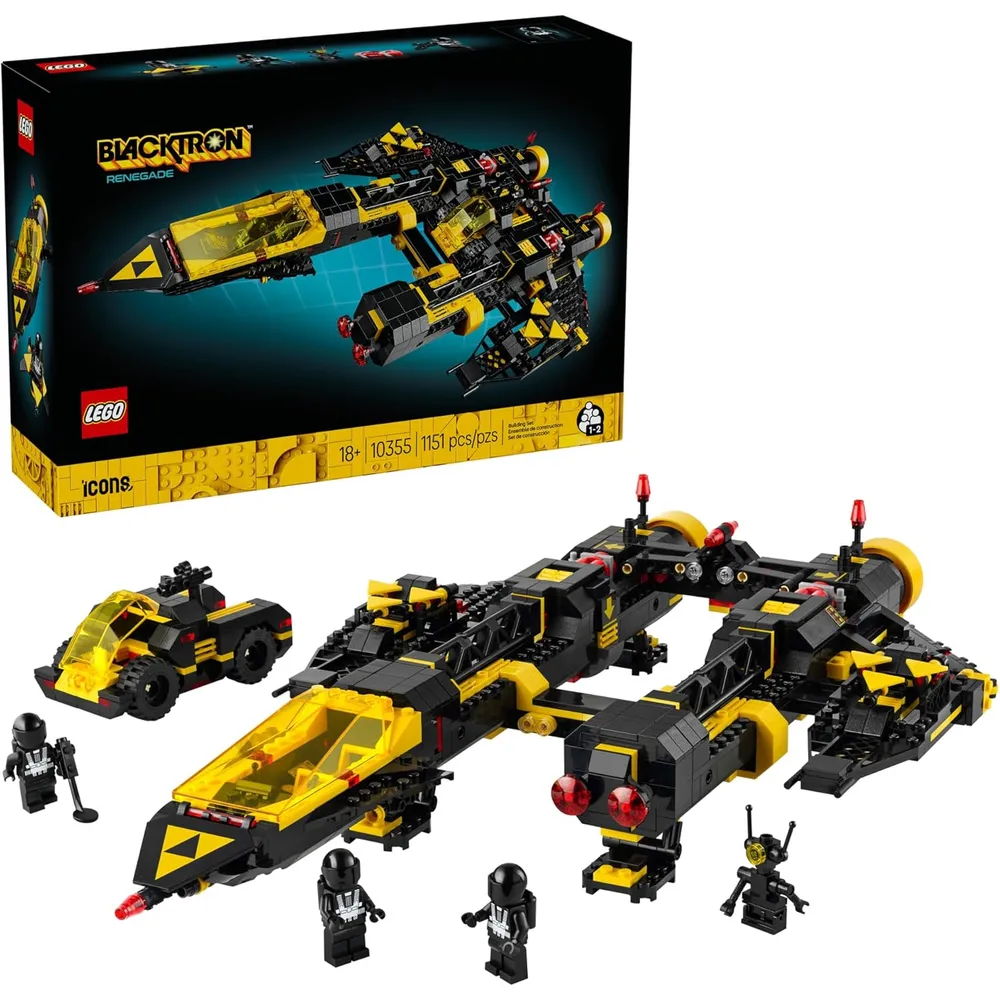 Lego Icons Blacktron Renegade, kit de construcción coleccionable para adultos