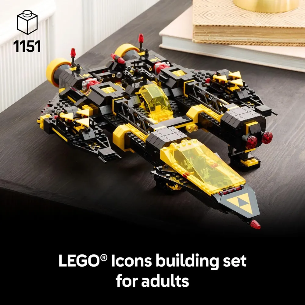 Lego Icons Blacktron Renegade, kit de construcción coleccionable para adultos