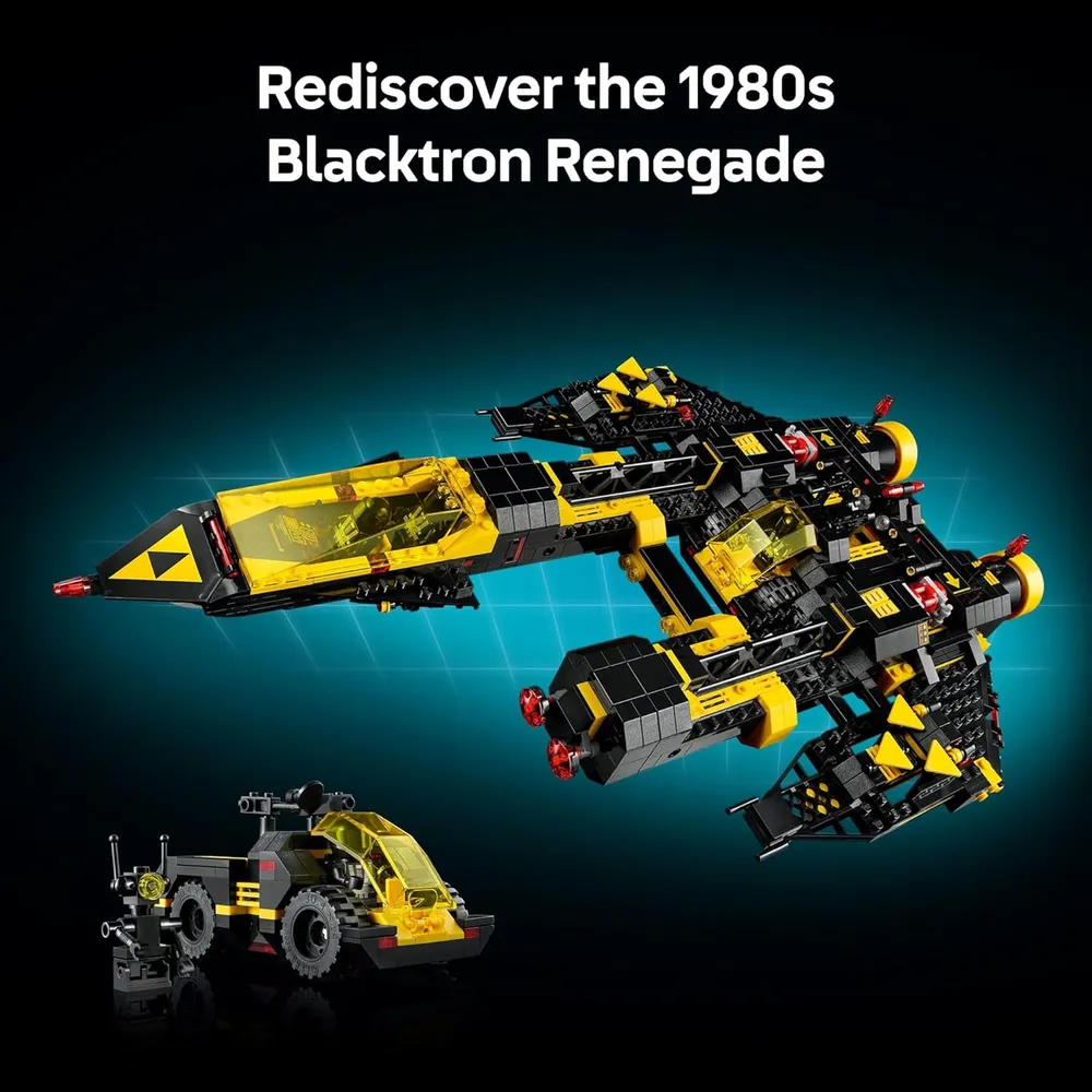 Lego Icons Blacktron Renegade, kit de construcción coleccionable para adultos