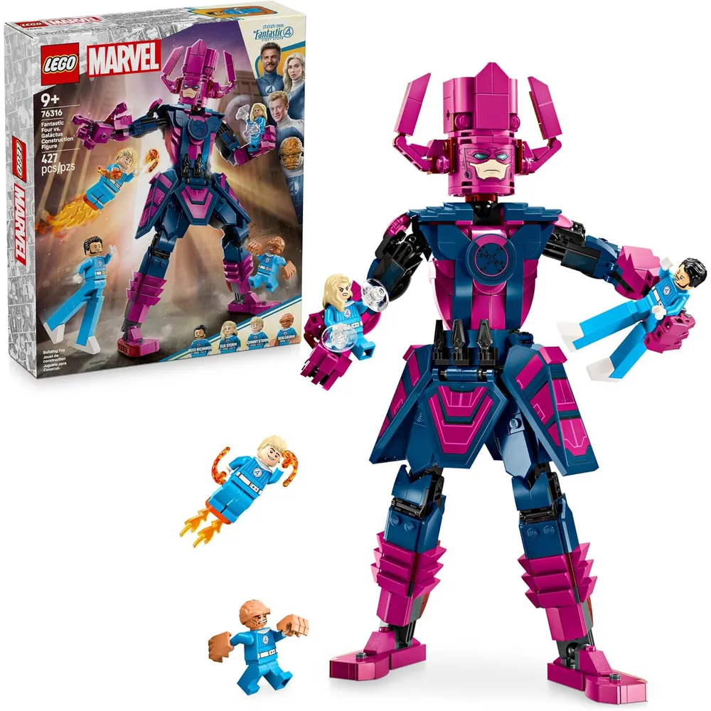 LEGO MARVEL LOS CUATRO FANTÁSTICOS VS GALACTUS CON 4 MINIFIGURAS