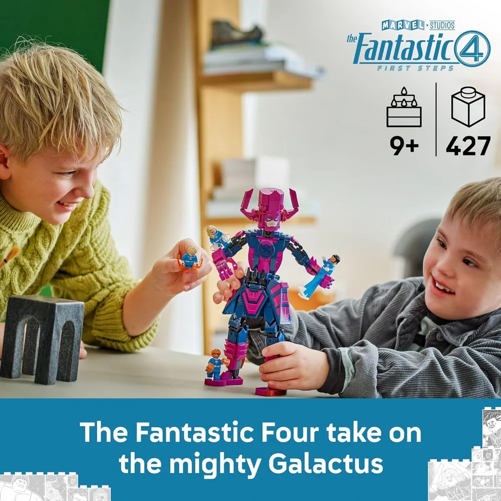 LEGO MARVEL LOS CUATRO FANTÁSTICOS VS GALACTUS CON 4 MINIFIGURAS