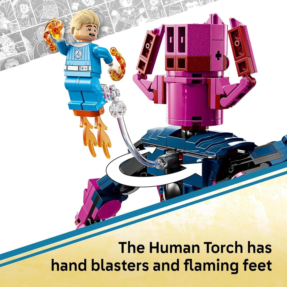 LEGO MARVEL LOS CUATRO FANTÁSTICOS VS GALACTUS CON 4 MINIFIGURAS