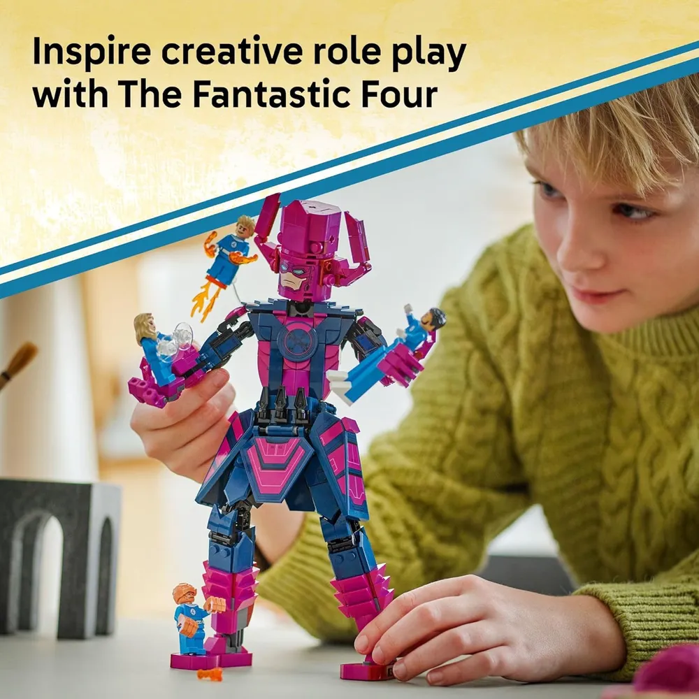 LEGO MARVEL LOS CUATRO FANTÁSTICOS VS GALACTUS CON 4 MINIFIGURAS