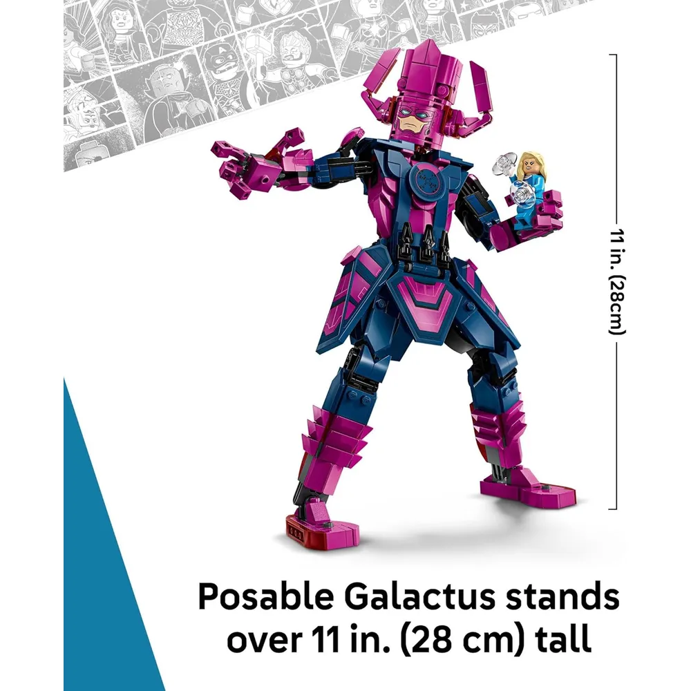 LEGO MARVEL LOS CUATRO FANTÁSTICOS VS GALACTUS CON 4 MINIFIGURAS