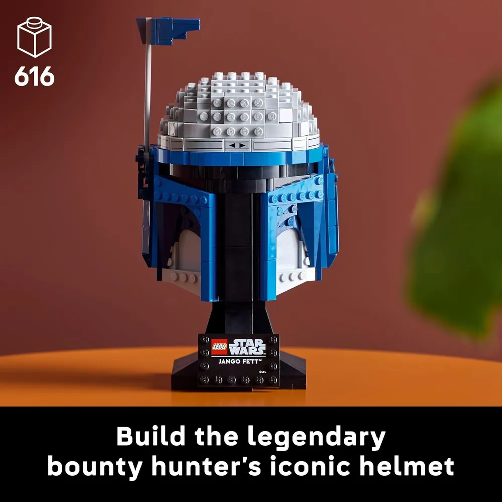 Lego Star Wars Casco de Jango Fett, kit coleccionable para fans adultos