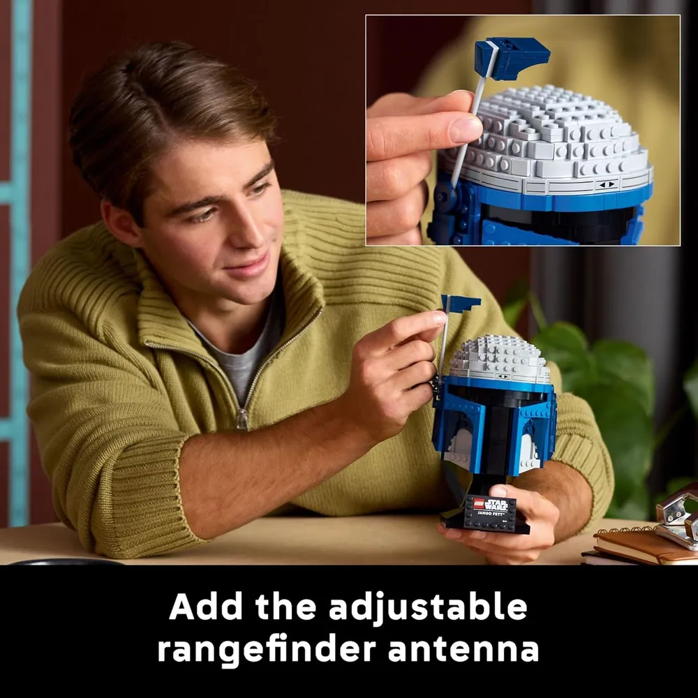 Lego Star Wars Casco de Jango Fett, kit coleccionable para fans adultos