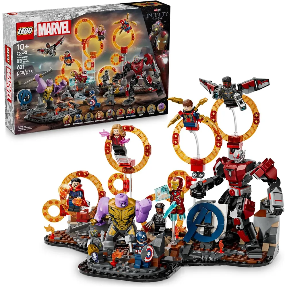 LEGO MARVEL AVENGERS ENDGAME BATALLA FINAL CON 10 FIGURAS