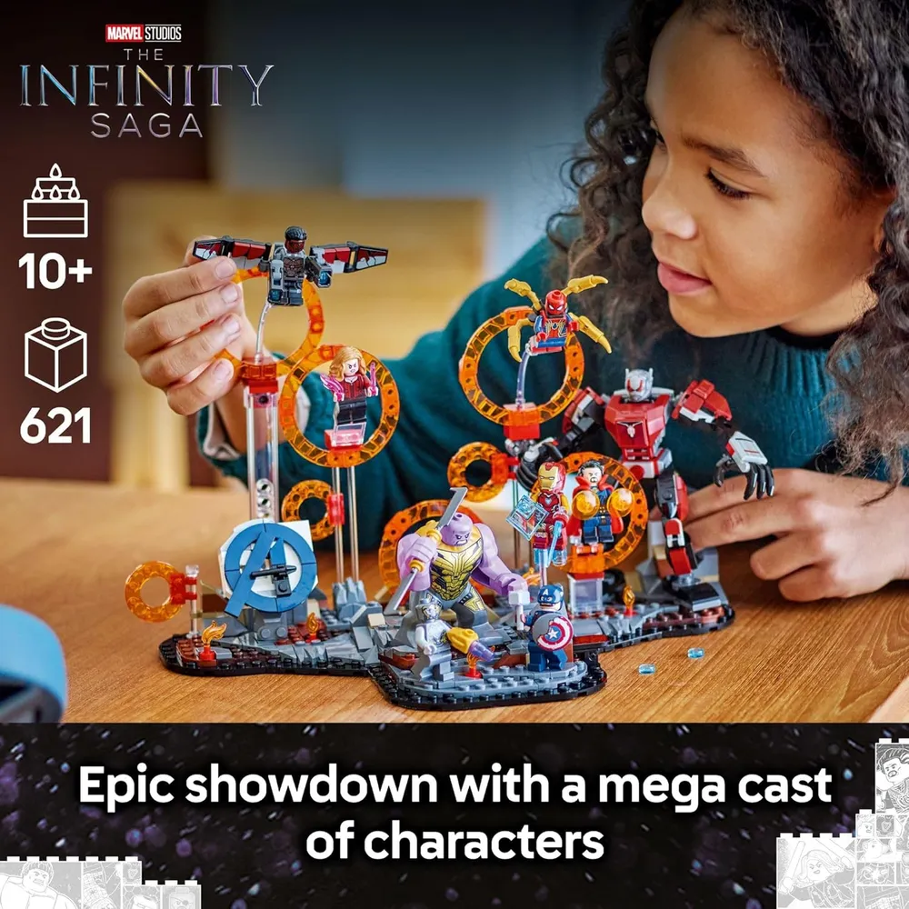 LEGO MARVEL AVENGERS ENDGAME BATALLA FINAL CON 10 FIGURAS