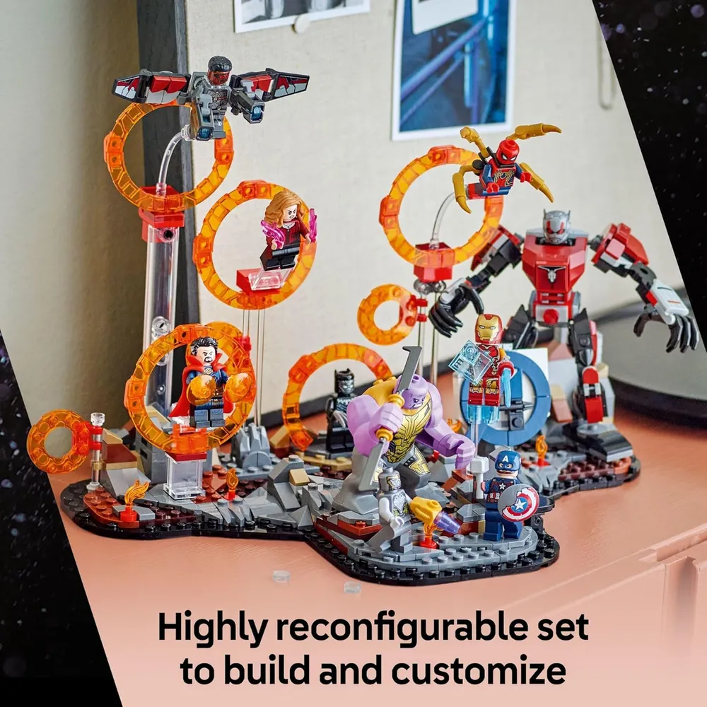 LEGO MARVEL AVENGERS ENDGAME BATALLA FINAL CON 10 FIGURAS