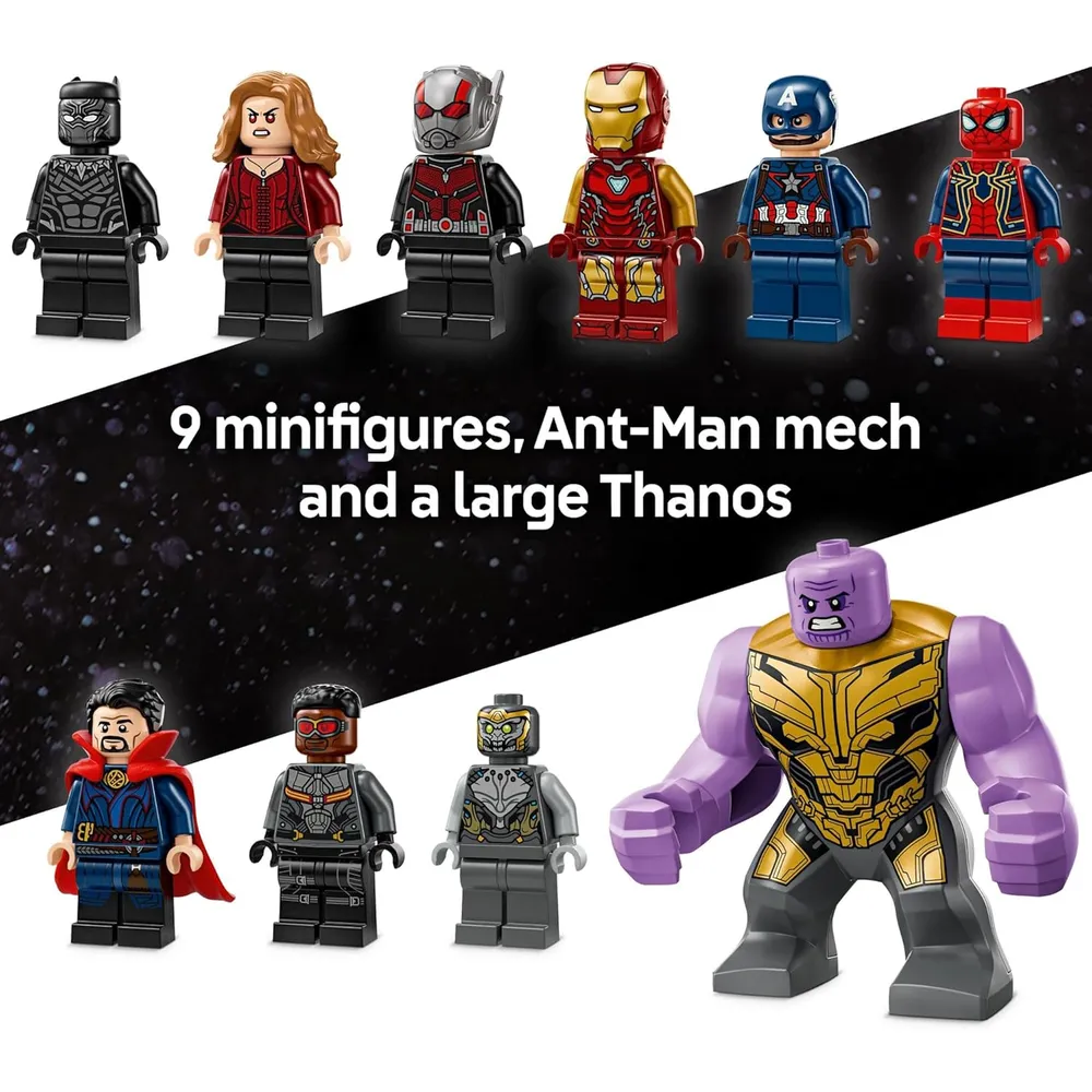 LEGO MARVEL AVENGERS ENDGAME BATALLA FINAL CON 10 FIGURAS