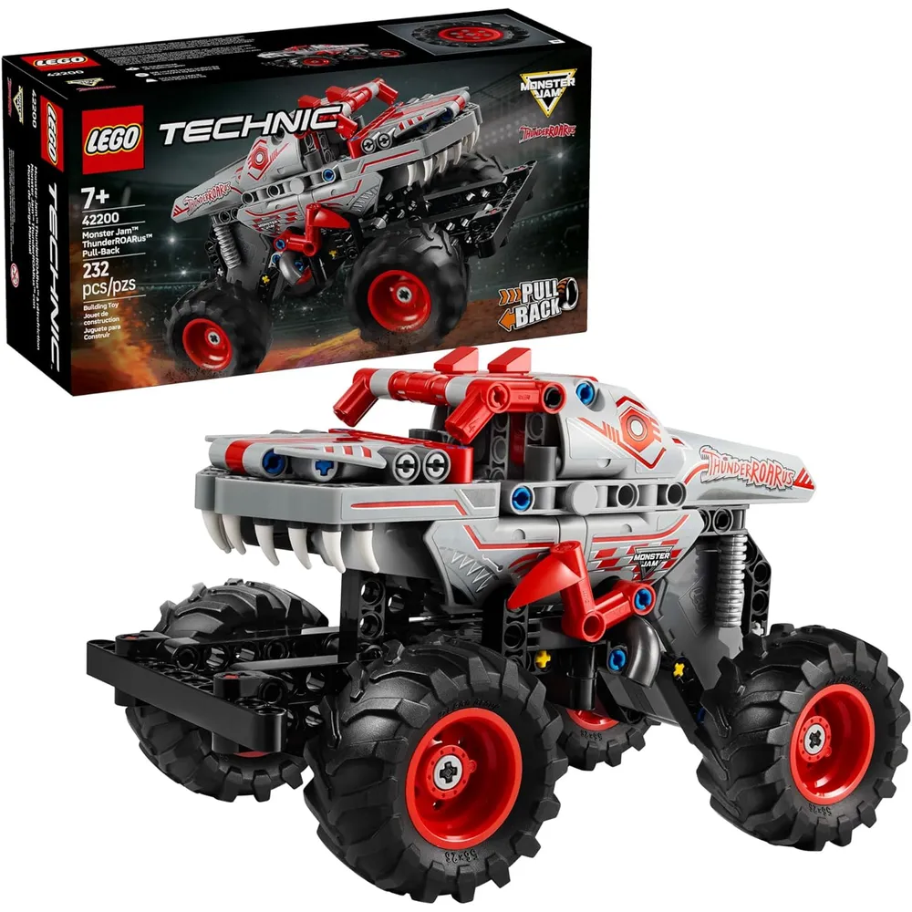 Lego Technic Monster Jam Thunderroarus, camión monstruo con retroceso