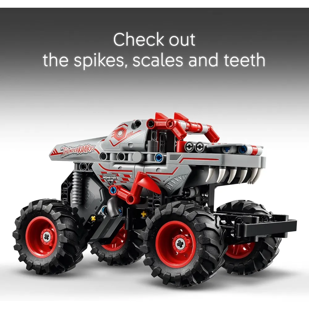Lego Technic Monster Jam Thunderroarus, camión monstruo con retroceso
