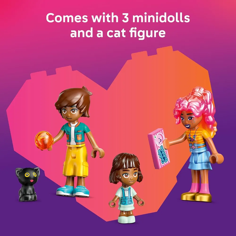 Lego Friends Tienda de dulces Heartlake City con 2 minimuñecas y gato