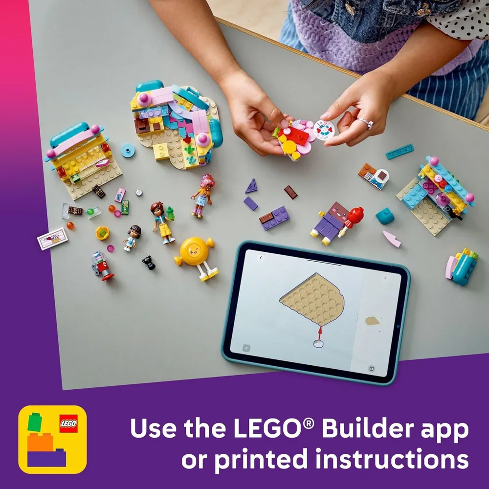 Lego Friends Tienda de dulces Heartlake City con 2 minimuñecas y gato