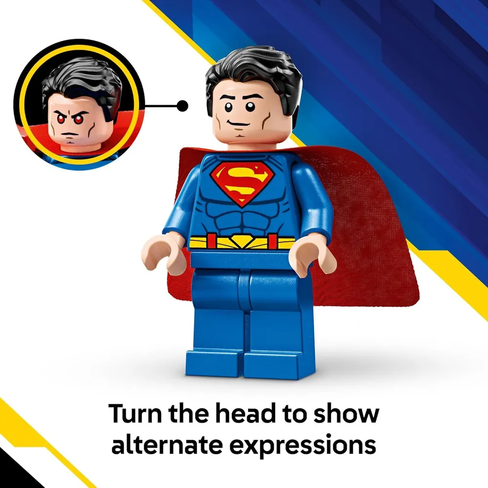 Lego DC Superman Mech vs Lex Luthor, set de construcción y figura de acción