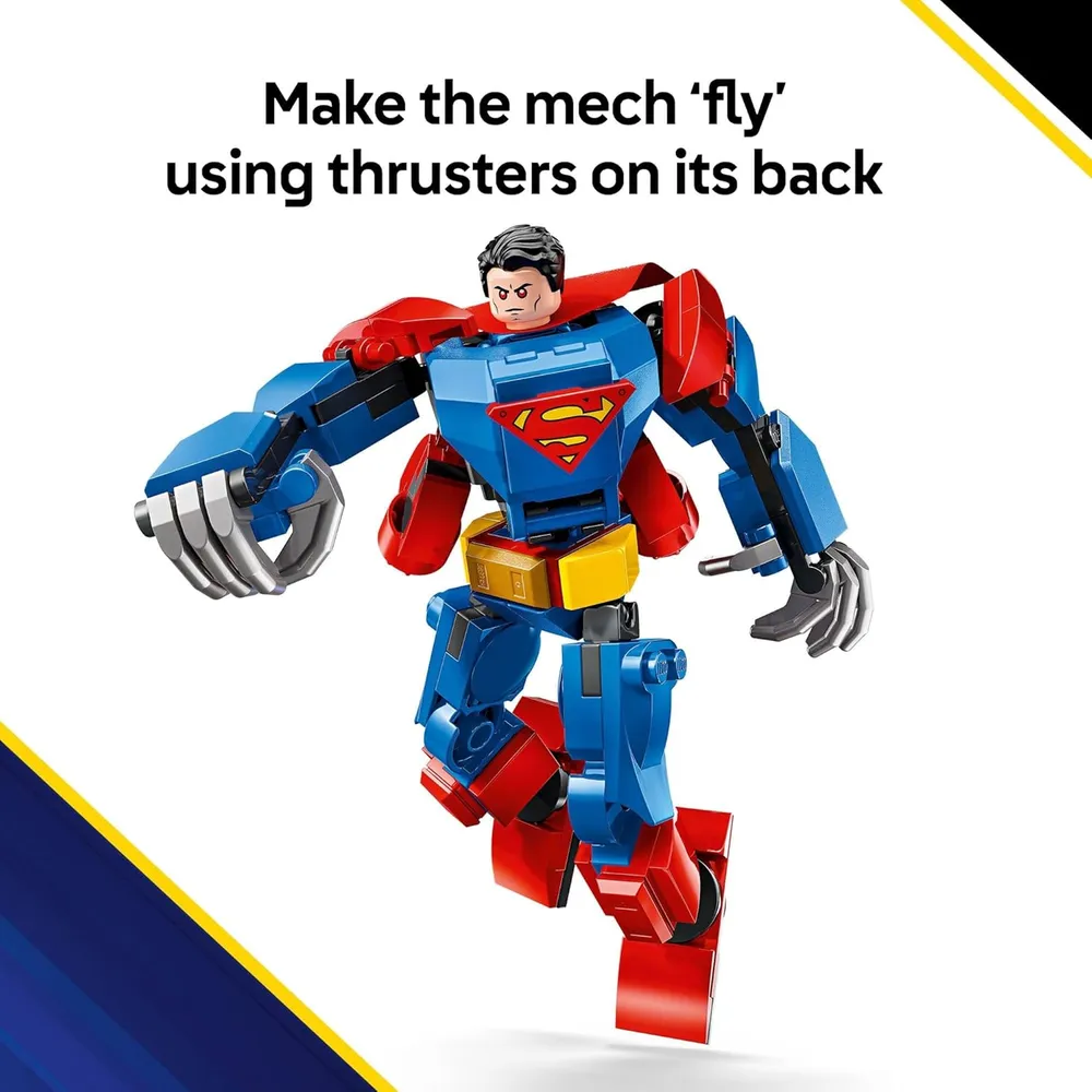 Lego DC Superman Mech vs Lex Luthor, set de construcción y figura de acción