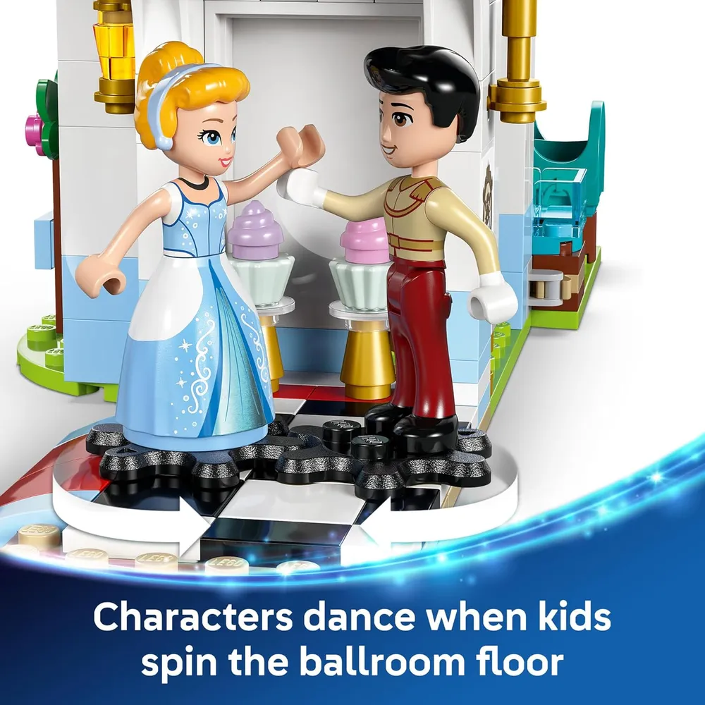 Lego Disney Princess Castillo y carruaje de Cenicienta con 2 minimuñecas