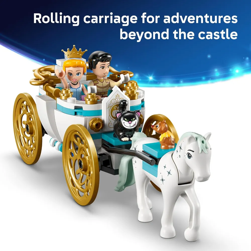 Lego Disney Princess Castillo y carruaje de Cenicienta con 2 minimuñecas