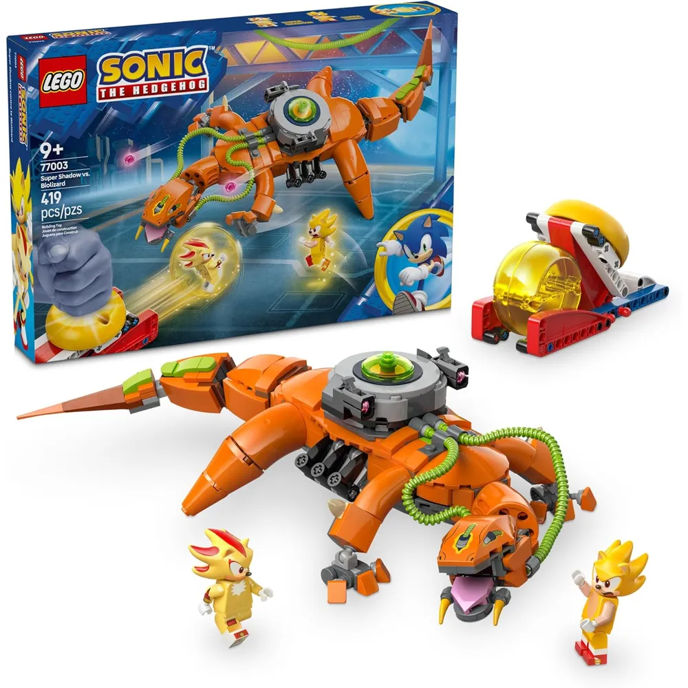 LEGO SONIC SUPER SHADOW VS BIOLIZARD SET DE CONSTRUCCIÓN
