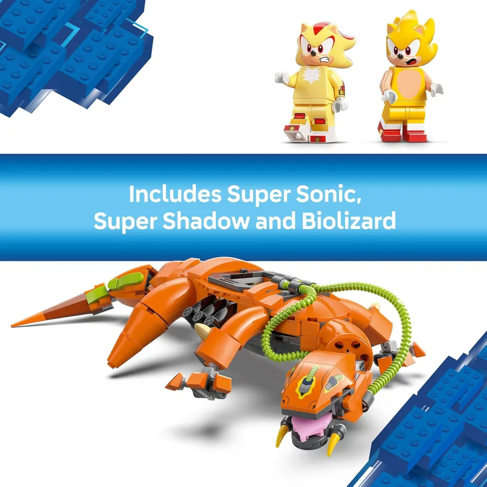 LEGO SONIC SUPER SHADOW VS BIOLIZARD SET DE CONSTRUCCIÓN
