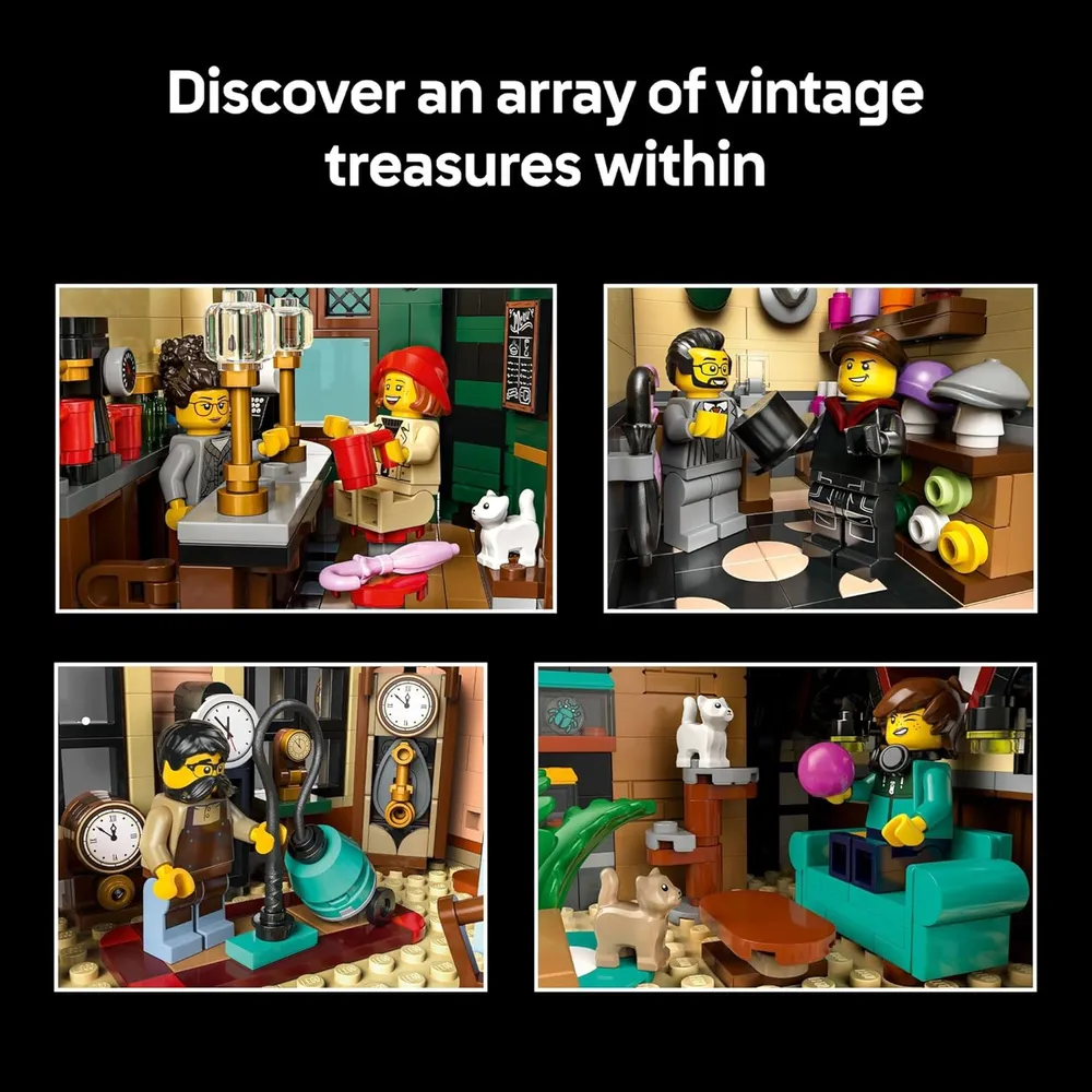 Lego Icons Tudor Corner, kit de casa miniatura para adultos